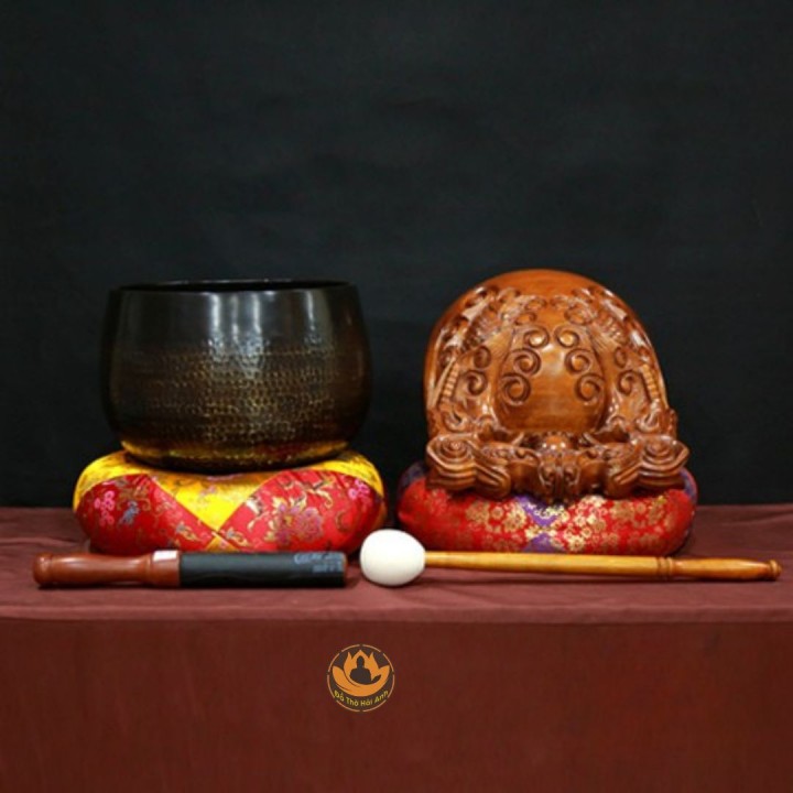 Bộ Chuông Mõ Đài Loan, Chuông Đồng Sơn Đen Vảy Cá, Mõ Rồng